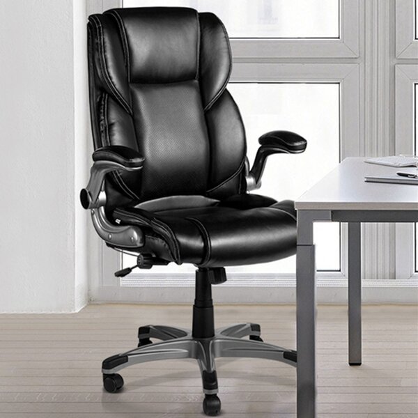 True innovations bonded discount leather managers chair